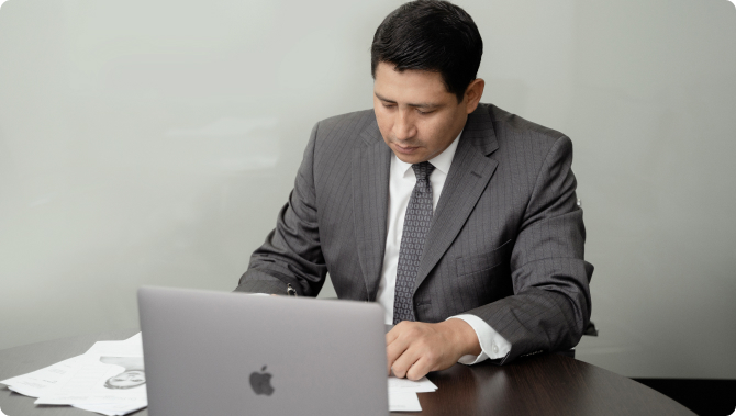 Manager at work